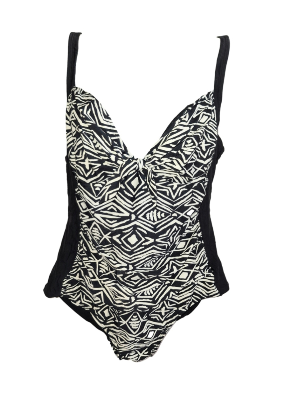 Peacocks One Piece Swimsuit Black White Size 20 resortcore beach vacay